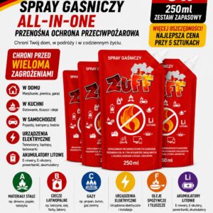 ZUFF -5 SZTUK -SUBSTANCJA GAŚNICZA